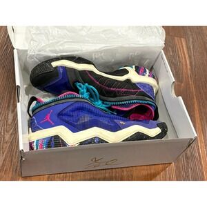 Jordan Men’s Athletic Shoes — Black, Purple, Teal, Pink, Cream